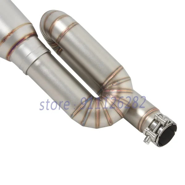 Triumph Street Triple 765 S R RS 2017 - 2022 Project Carbon Fibre Double Catalyst Pipe - Image 18