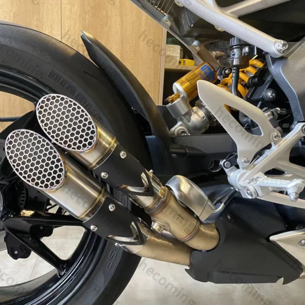 Triumph Speed Triple RS/RR1200 2021-2024 Exhaust System  Dual Muffler - Image 4