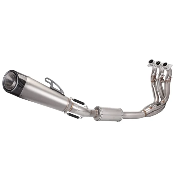 Triumph Trident/ Tiger 660 / Sport 2021-2023  Full System Carbon Tip - Image 7