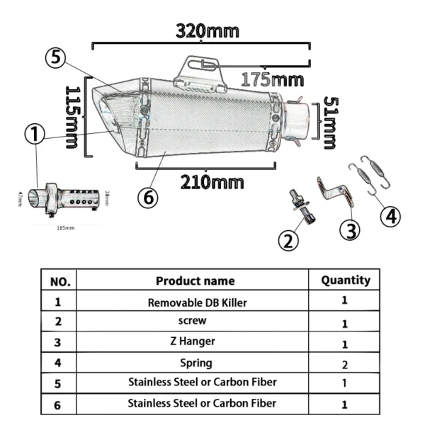 Honda CB650F CB650R CBR650 CBR650F 2014-2022   Full System - Image 2