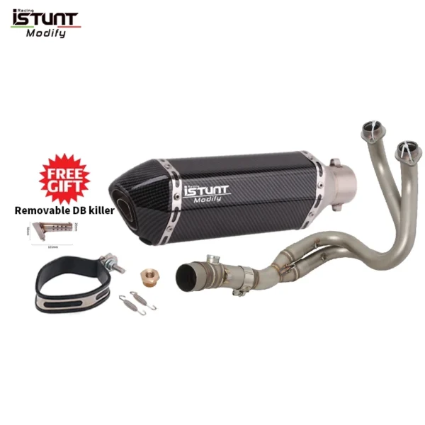 Kawasaki ER6N ER6F Versys 650 Z650 Ninja650 Motorcycle Full Exhaust System - Image 9