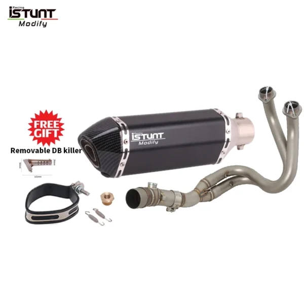 Kawasaki ER6N ER6F Versys 650 Z650 Ninja650 Motorcycle Full Exhaust System - Image 28