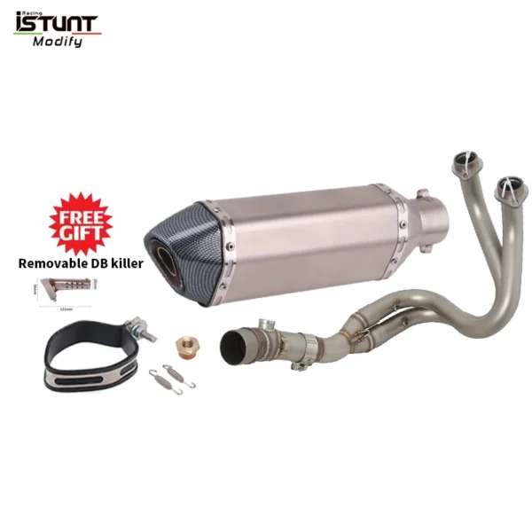 Kawasaki ER6N ER6F Versys 650 Z650 Ninja650 Motorcycle Full Exhaust System - Image 10