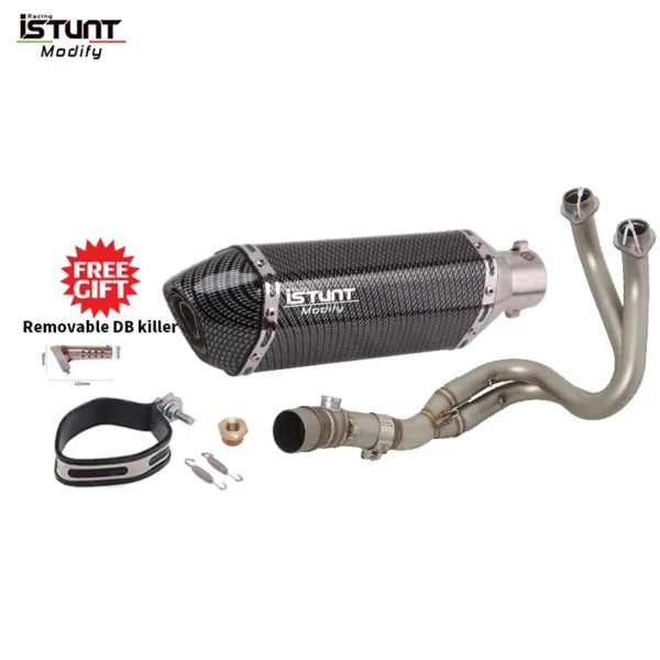 Kawasaki ER6N ER6F Versys 650 Z650 Ninja650 Motorcycle Full Exhaust System - Image 15