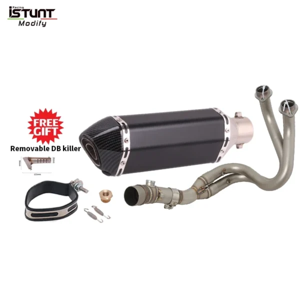 Kawasaki ER6N ER6F Versys 650 Z650 Ninja650 Motorcycle Full Exhaust System - Image 27