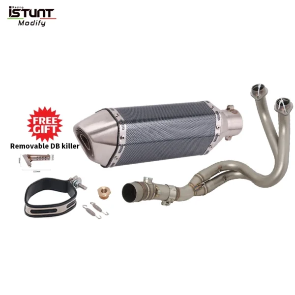 Kawasaki ER6N ER6F Versys 650 Z650 Ninja650 Motorcycle Full Exhaust System - Image 12