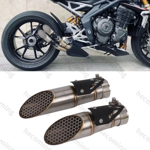 Triumph Speed Triple RS/RR1200 2021-2024 Exhaust System  Dual Muffler - Image 2
