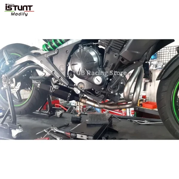 Kawasaki ER6N ER6F Versys 650 Z650 Ninja650 Motorcycle Full Exhaust System - Image 2