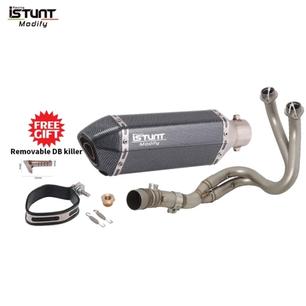 Kawasaki ER6N ER6F Versys 650 Z650 Ninja650 Motorcycle Full Exhaust System - Image 7