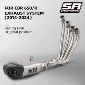Honda CBR650R CB650F CB650R CBR650F 2014-2024 Full Exhaust System