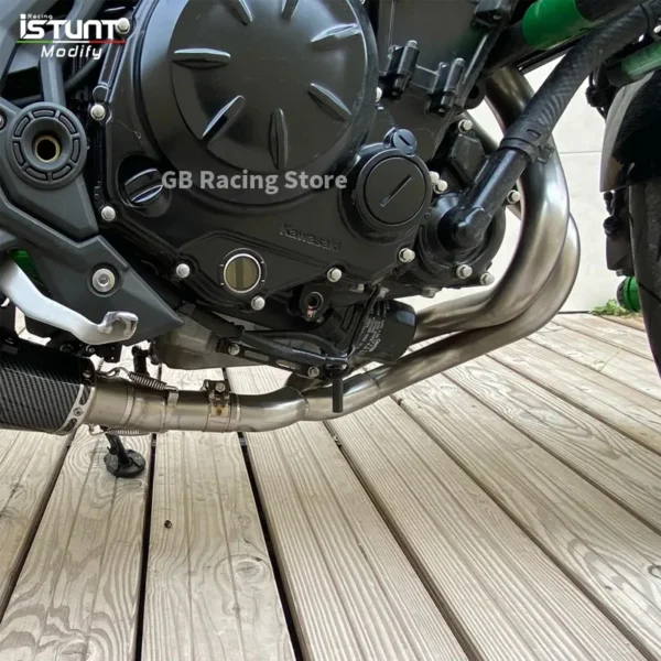 Kawasaki ER6N ER6F Versys 650 Z650 Ninja650 Motorcycle Full Exhaust System - Image 3
