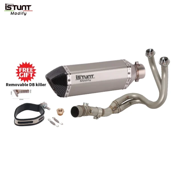 Kawasaki ER6N ER6F Versys 650 Z650 Ninja650 Motorcycle Full Exhaust System - Image 24