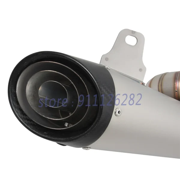 Triumph Street Triple 765 S R RS 2017 - 2022 Project Carbon Fibre Double Catalyst Pipe - Image 5